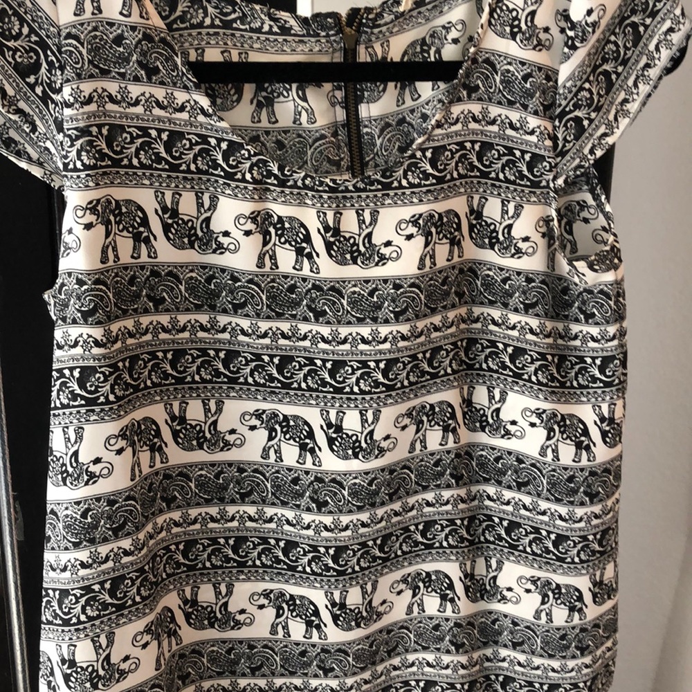 Elephant patterned blouse